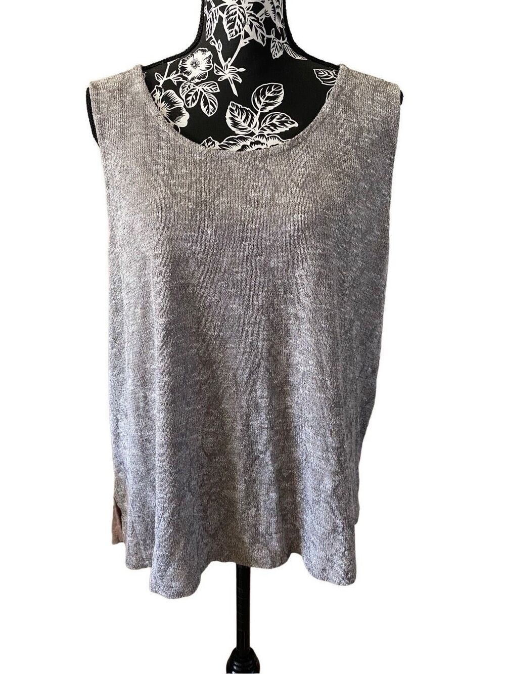 Cj Banks Wide Strap Sweater Tank Top Formal Career Workwear Professional Work